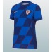 Maillot de foot Croatie Extérieur vêtements Femmes Europe 2024 Manches Courtes